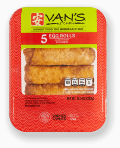 Chicken Egg Rolls Van S Kitchen Egg Rolls 5 Pack   Product Chicken 5 CountSM 243x300 